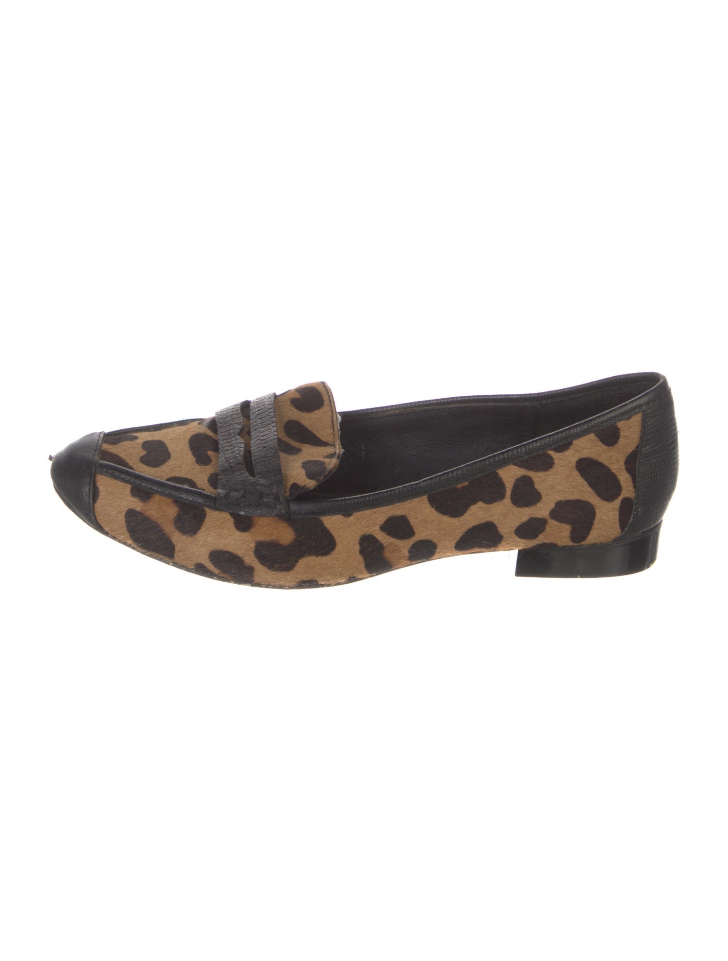 Rebecca Minkoff Ponyhair Animal Print Loafers