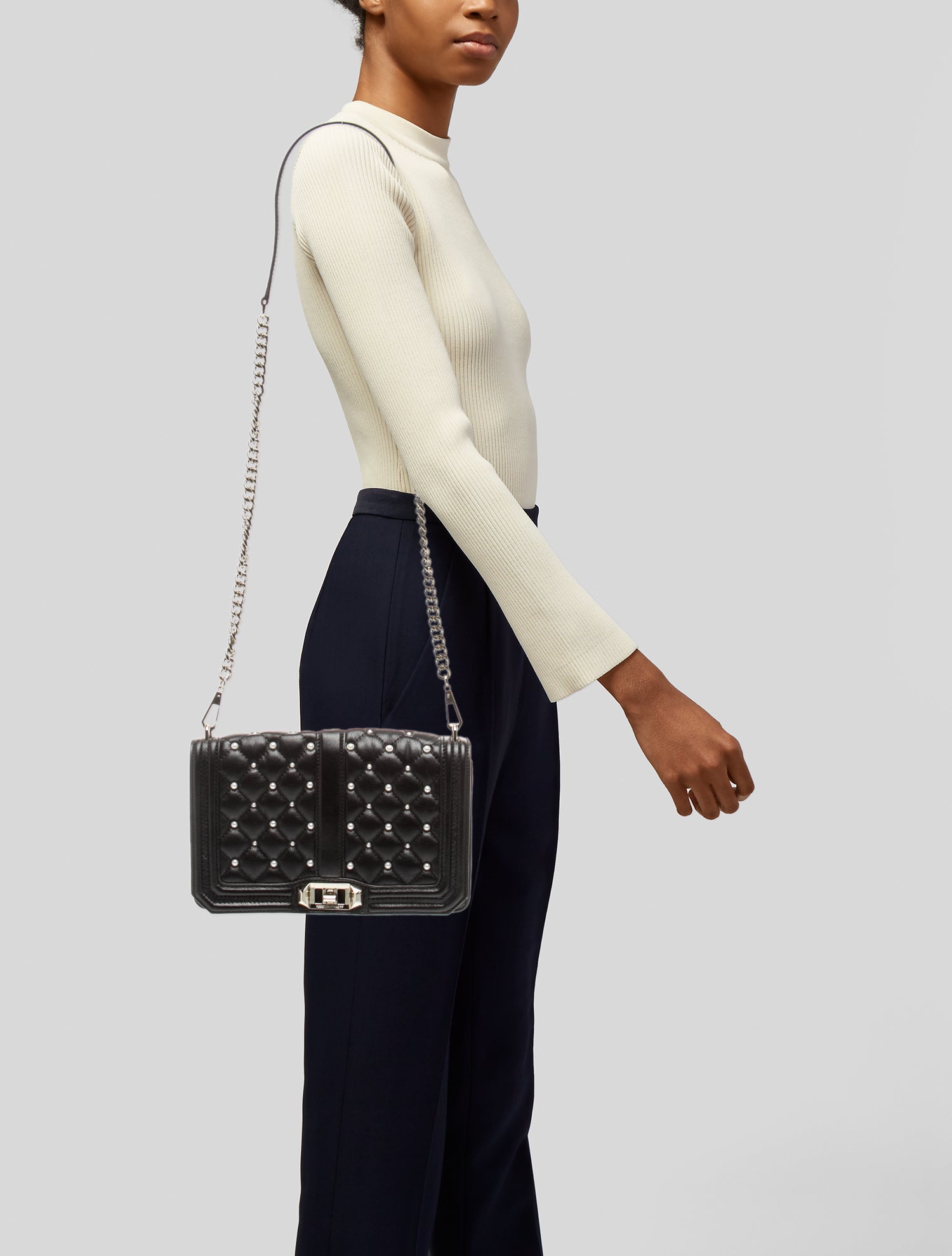Rebecca Minkoff Faux Pearl Crossbody Bag