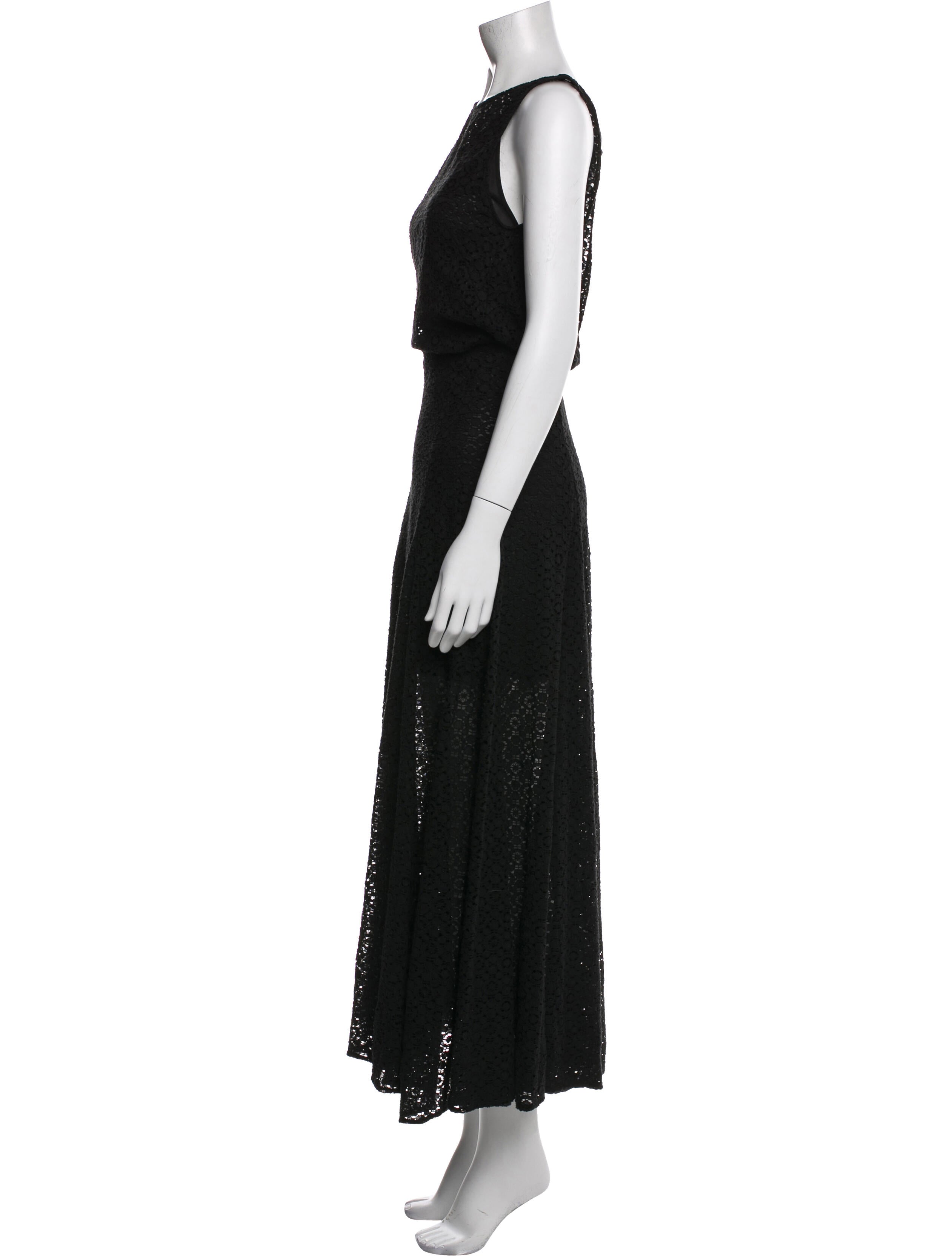 Rebecca Minkoff Crew Neck Long Dress