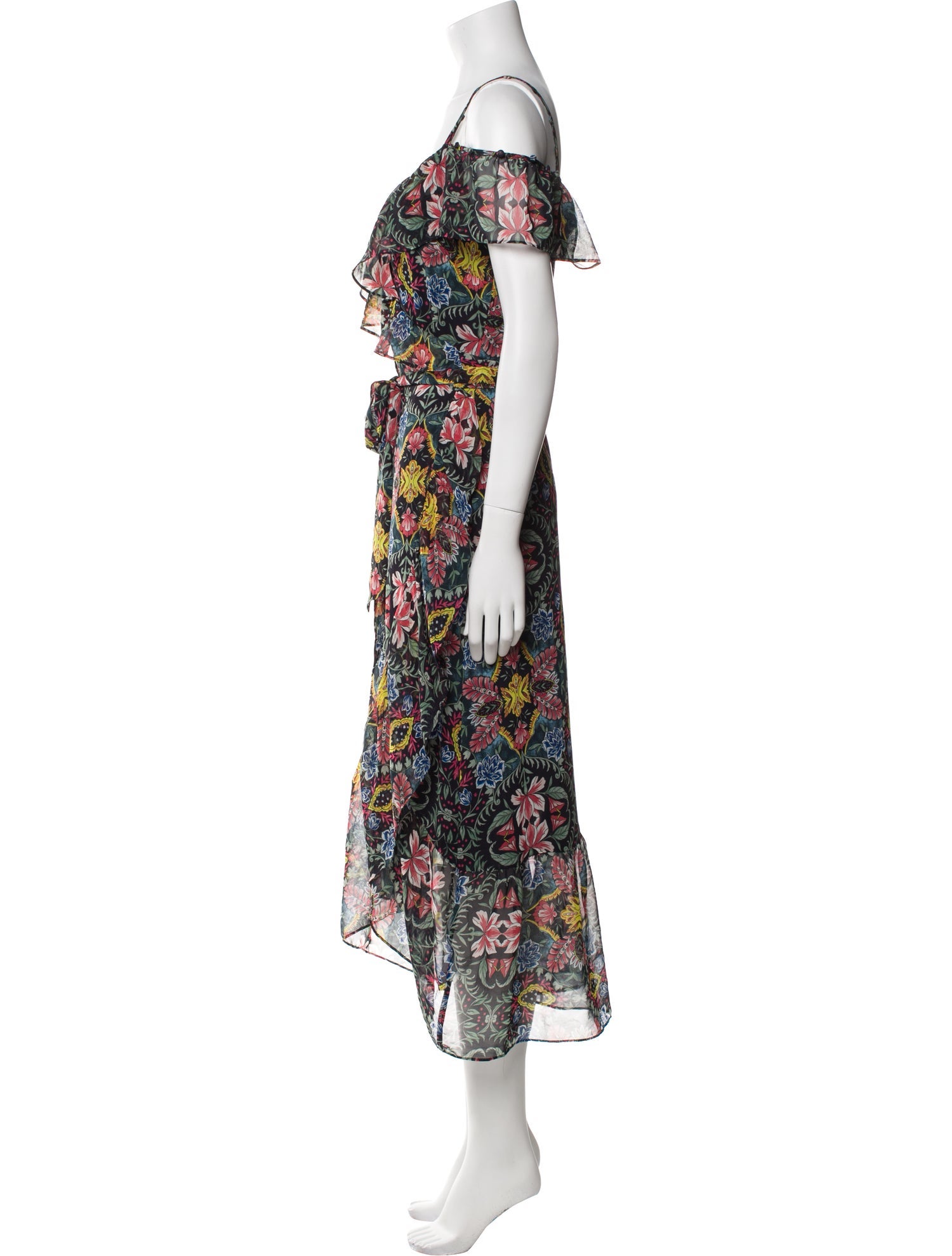 Rebecca Minkoff Floral Print Midi Length Dress w/ Tags