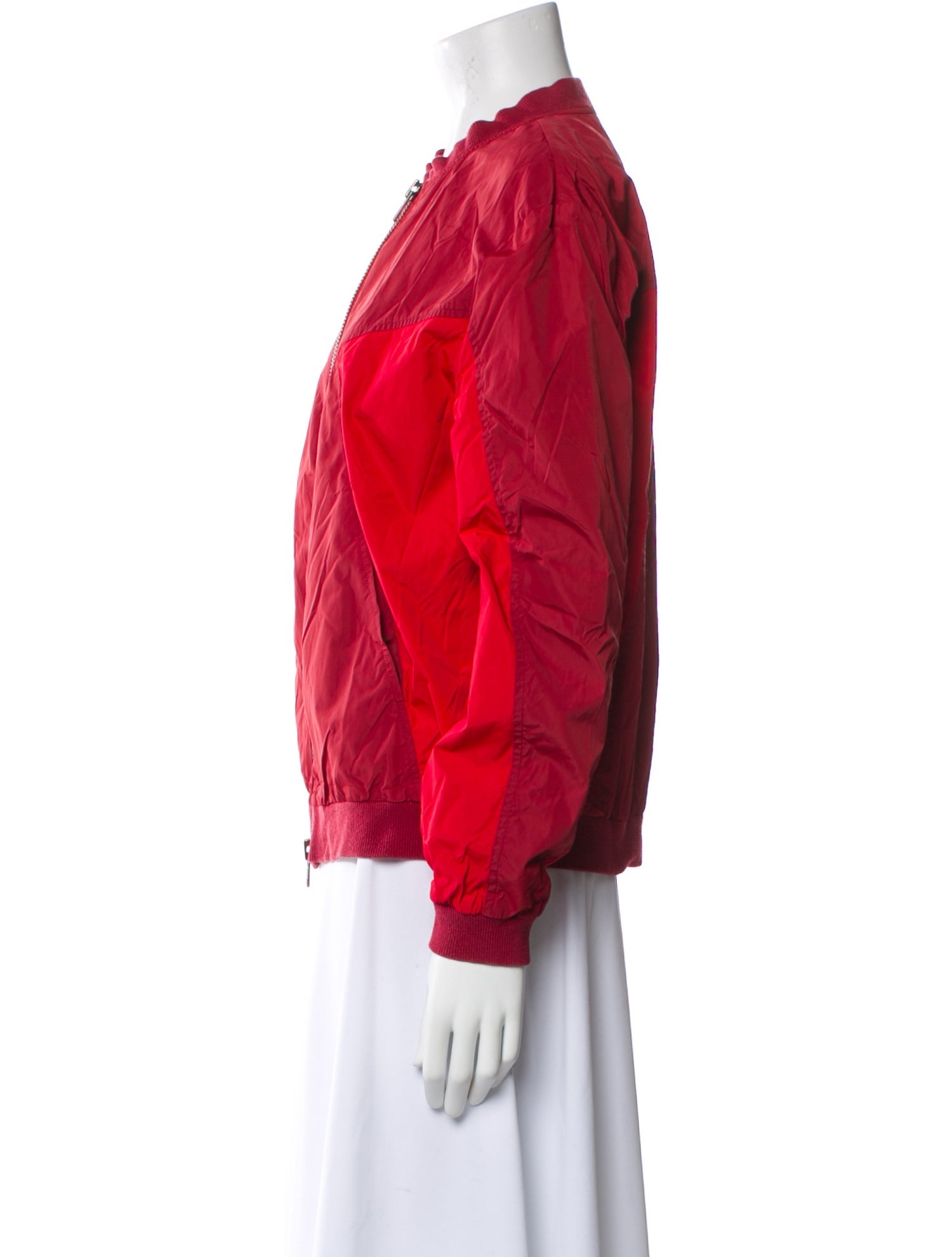 Rebecca Minkoff Nylon Printed Bomber Jacket