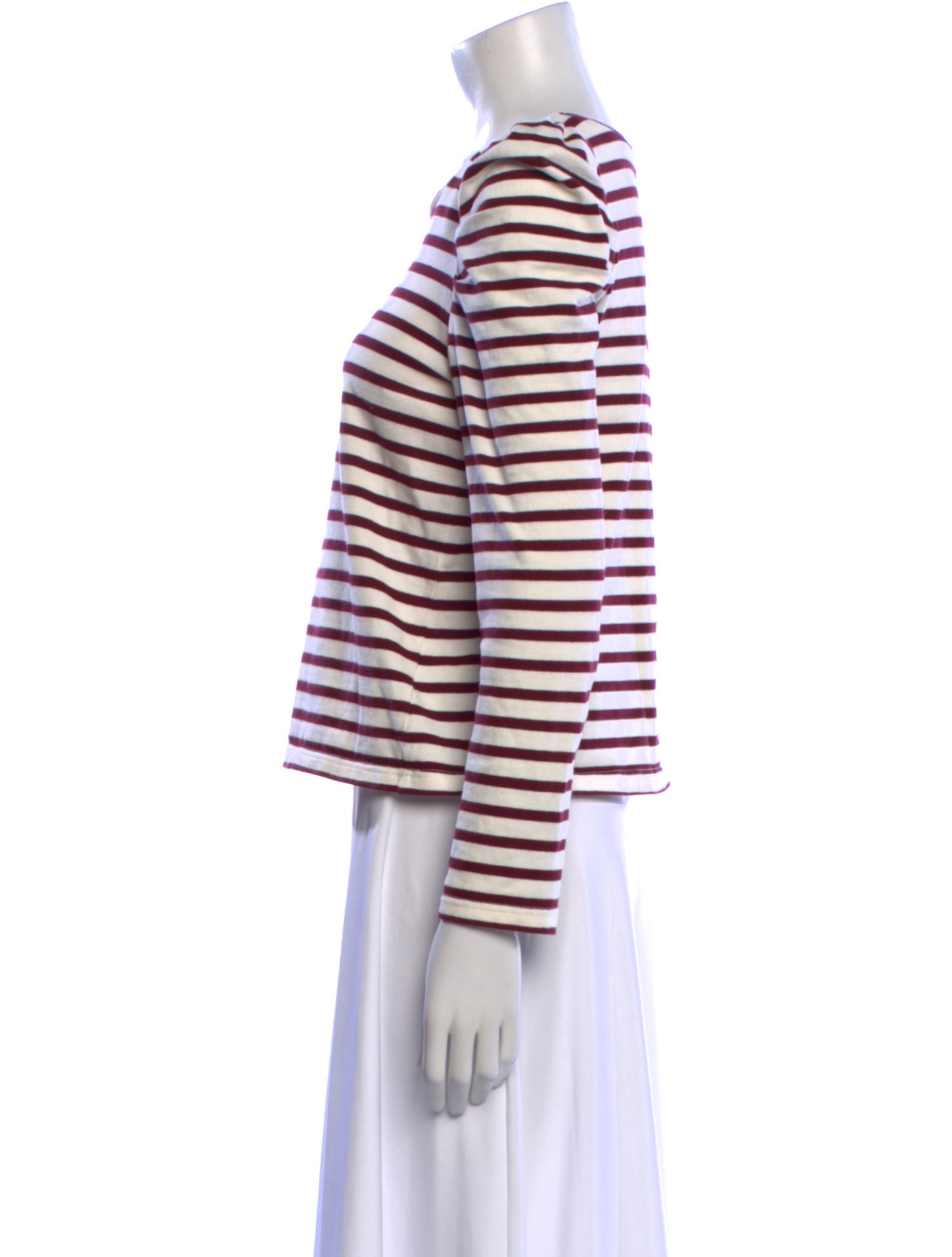 Rebecca Minkoff Striped Scoop Neck Sweater