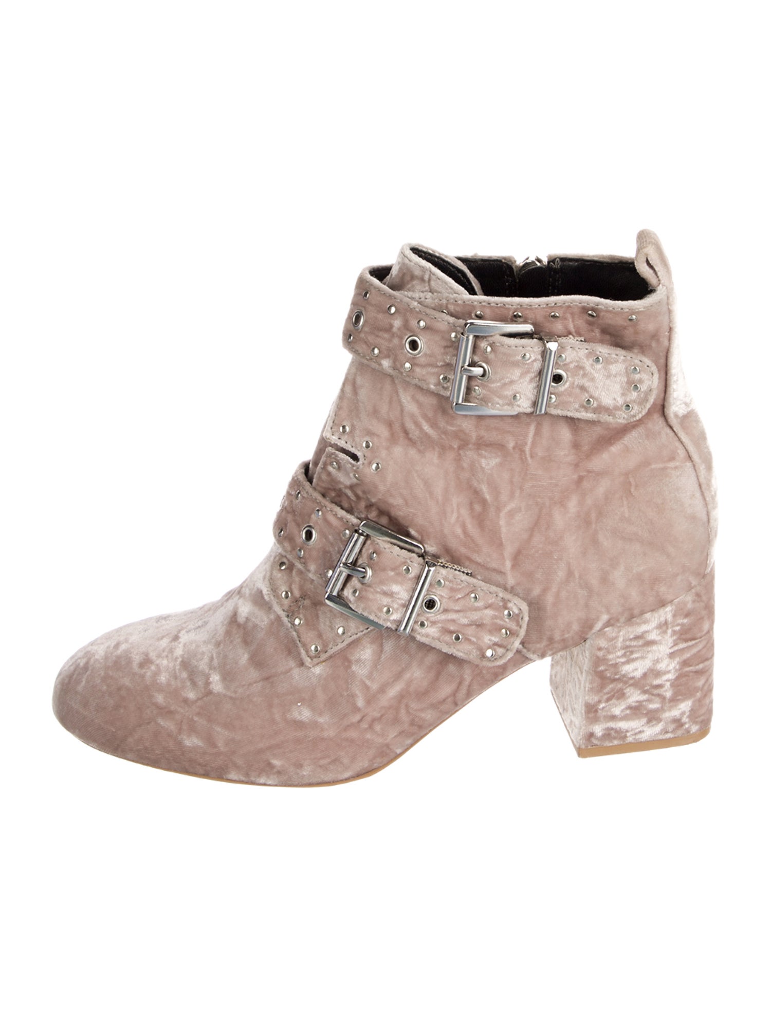 Rebecca Minkoff Velvet Studded Accents Boots