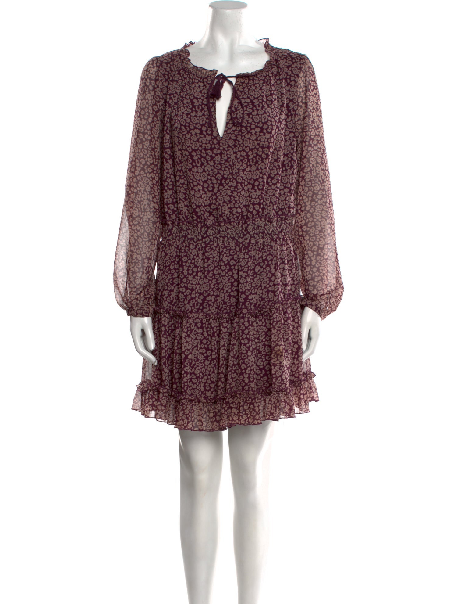 Rebecca Minkoff Animal Print Mini Dress