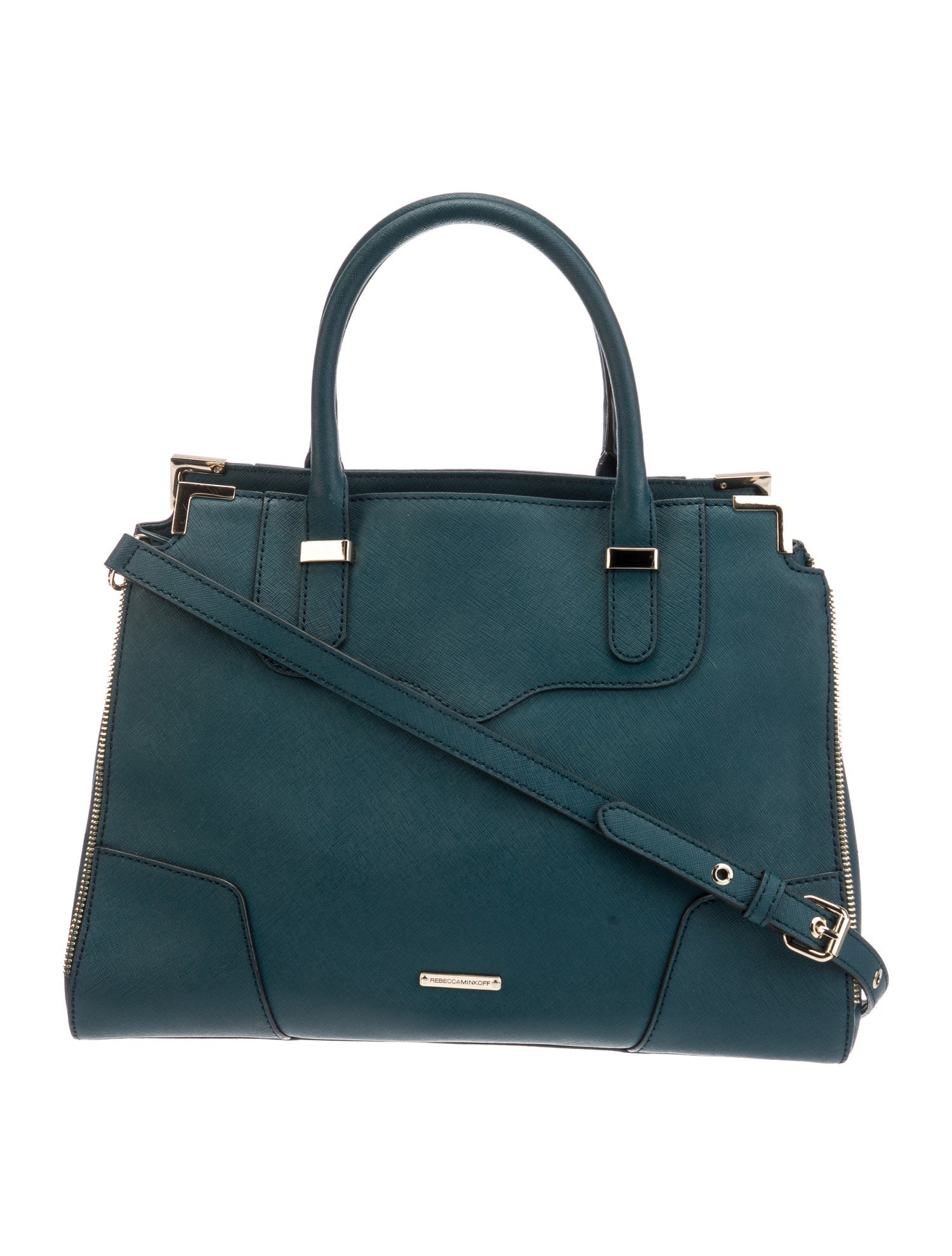 Rebecca Minkoff Saffiano Leather Top Handle Bag