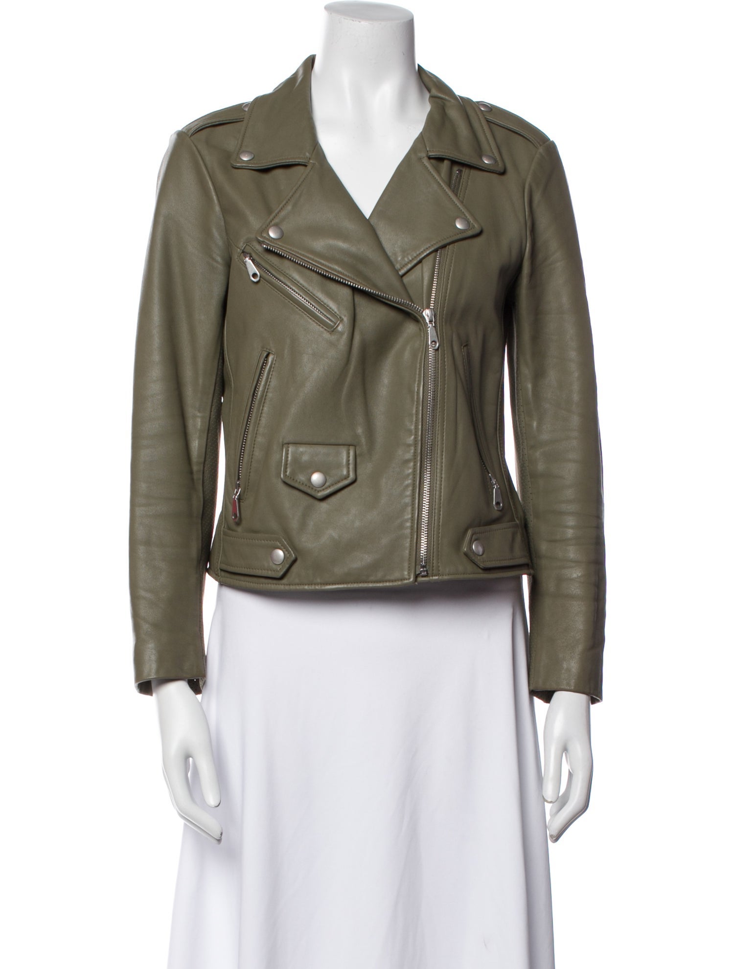 Rebecca Minkoff Lambskin Biker Jacket
