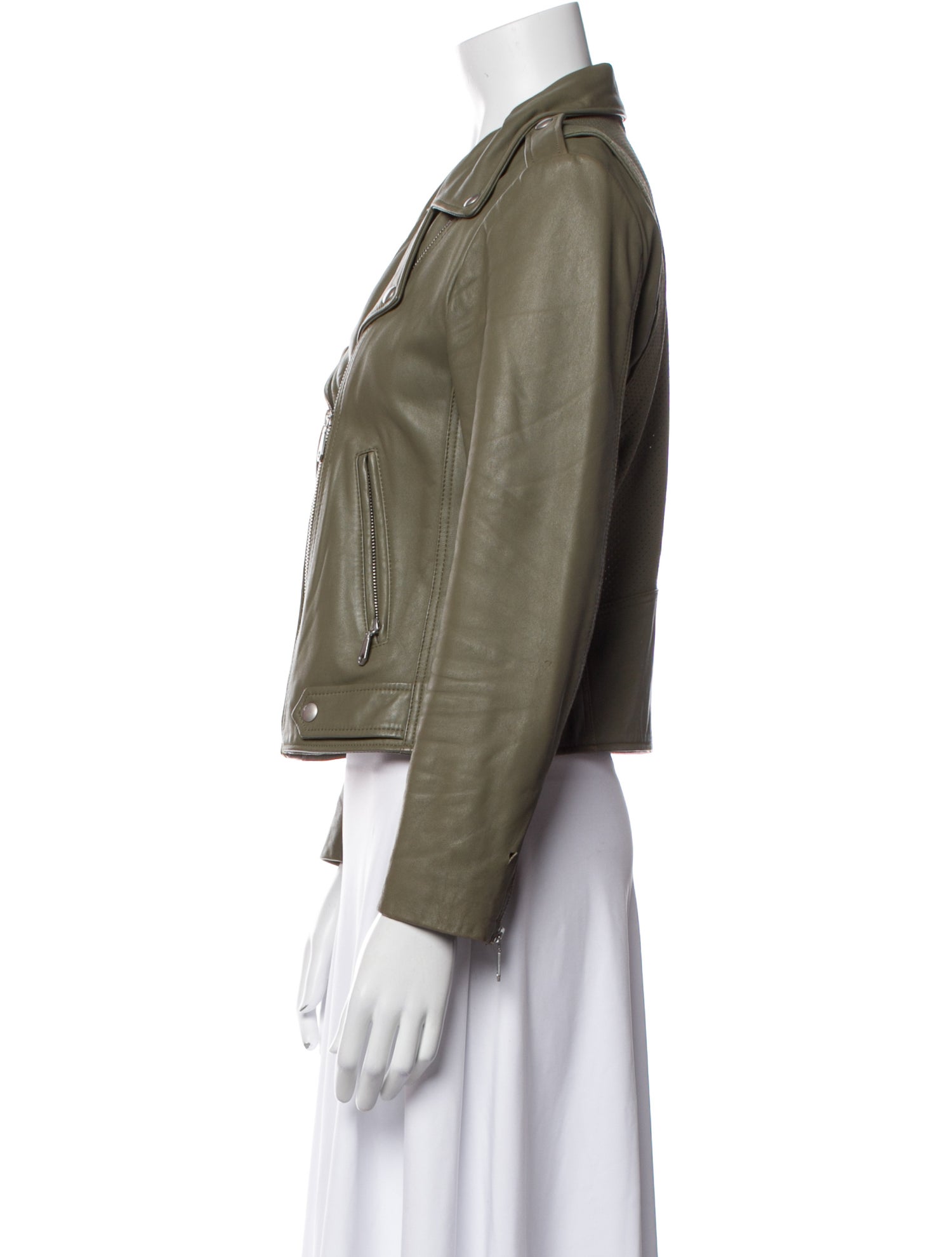 Rebecca Minkoff Lambskin Biker Jacket