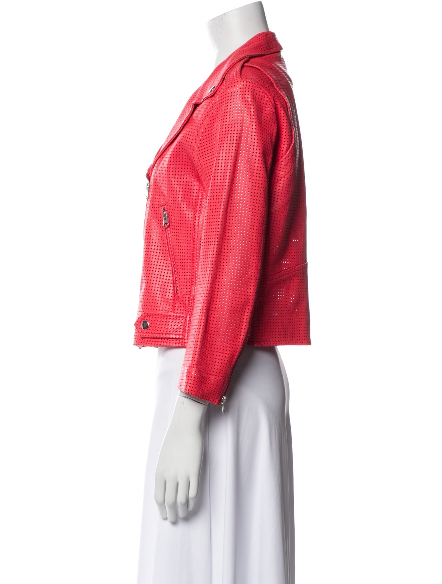 Rebecca Minkoff Lambskin Biker Jacket