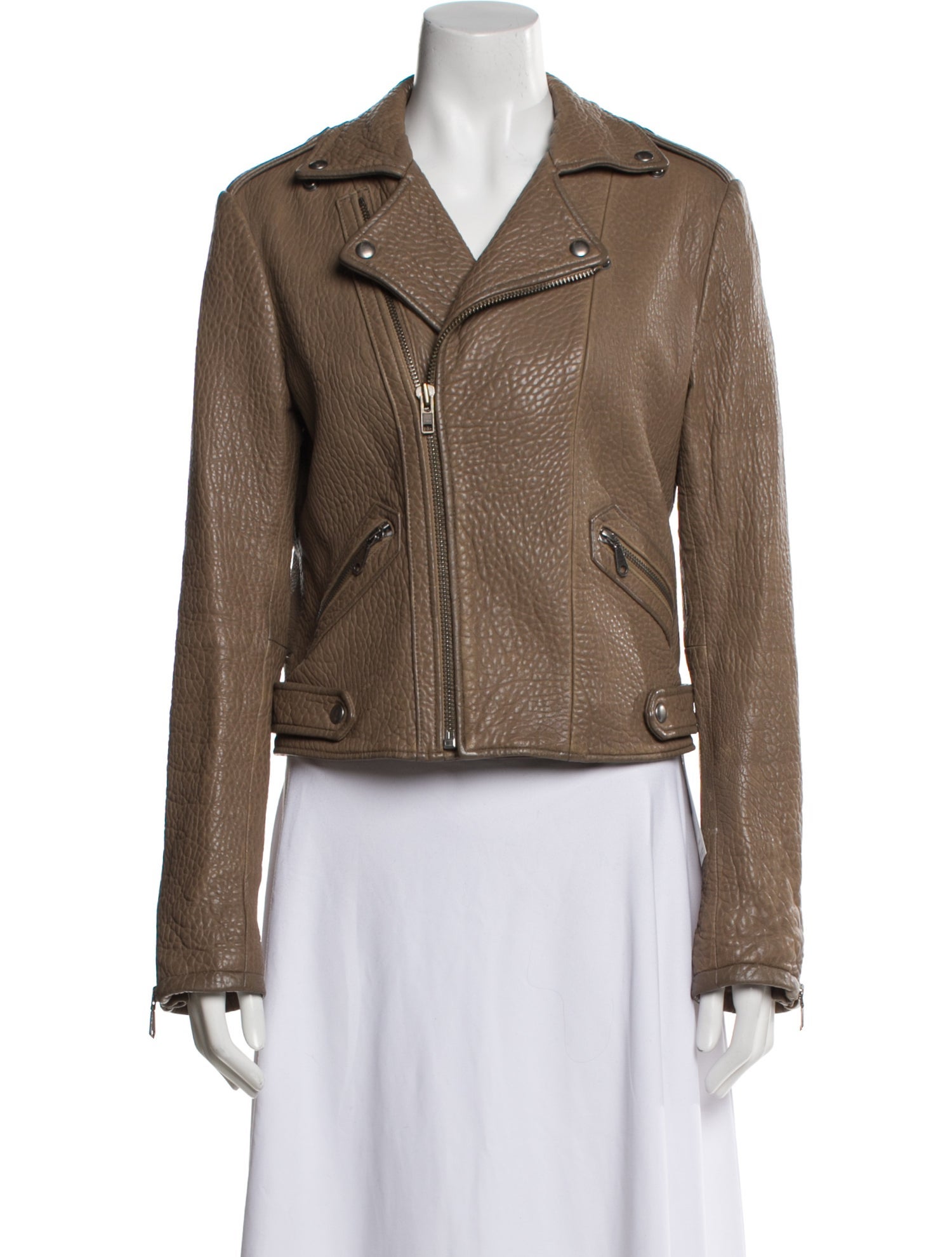 Rebecca Minkoff Lambskin Biker Jacket