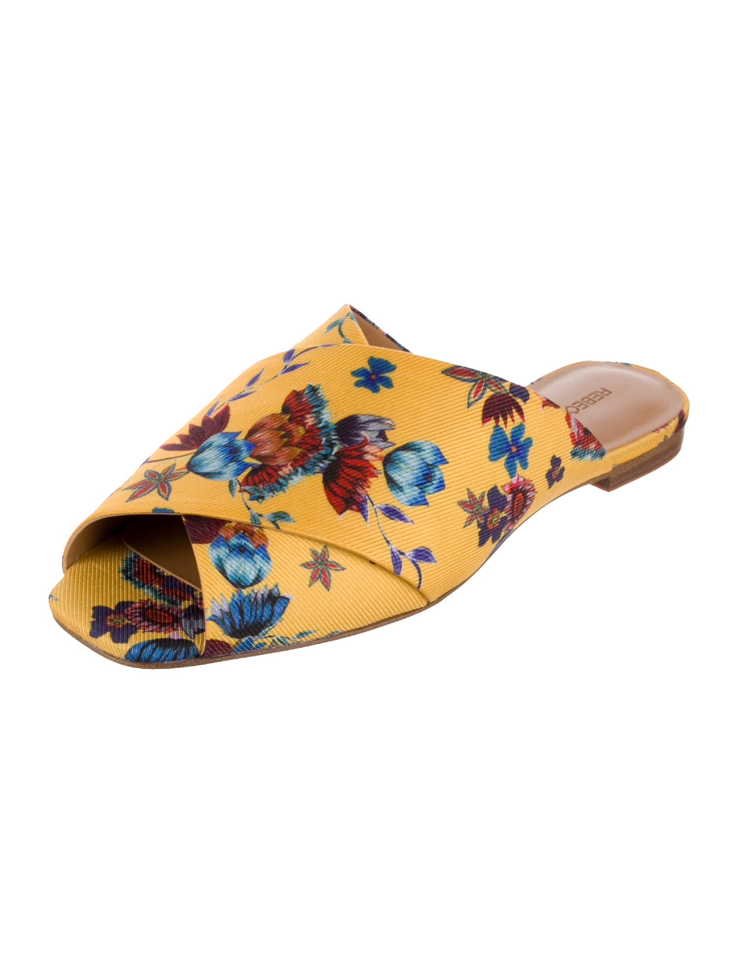 Rebecca Minkoff Floral Print Slides