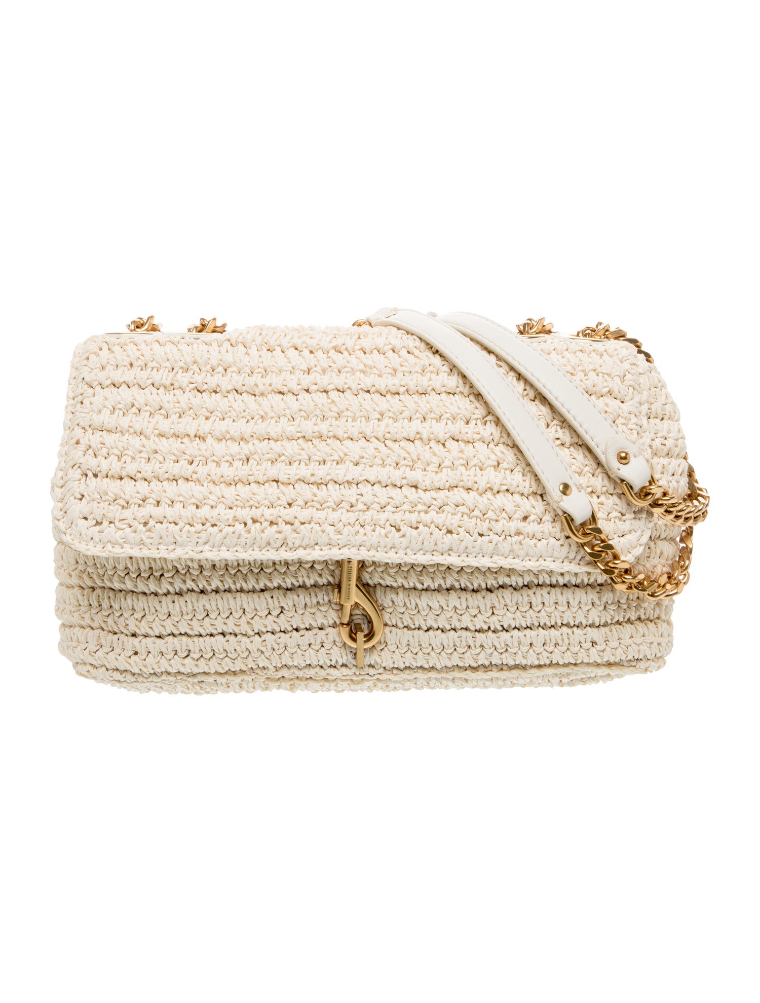 Rebecca Minkoff Straw Shoulder Bag