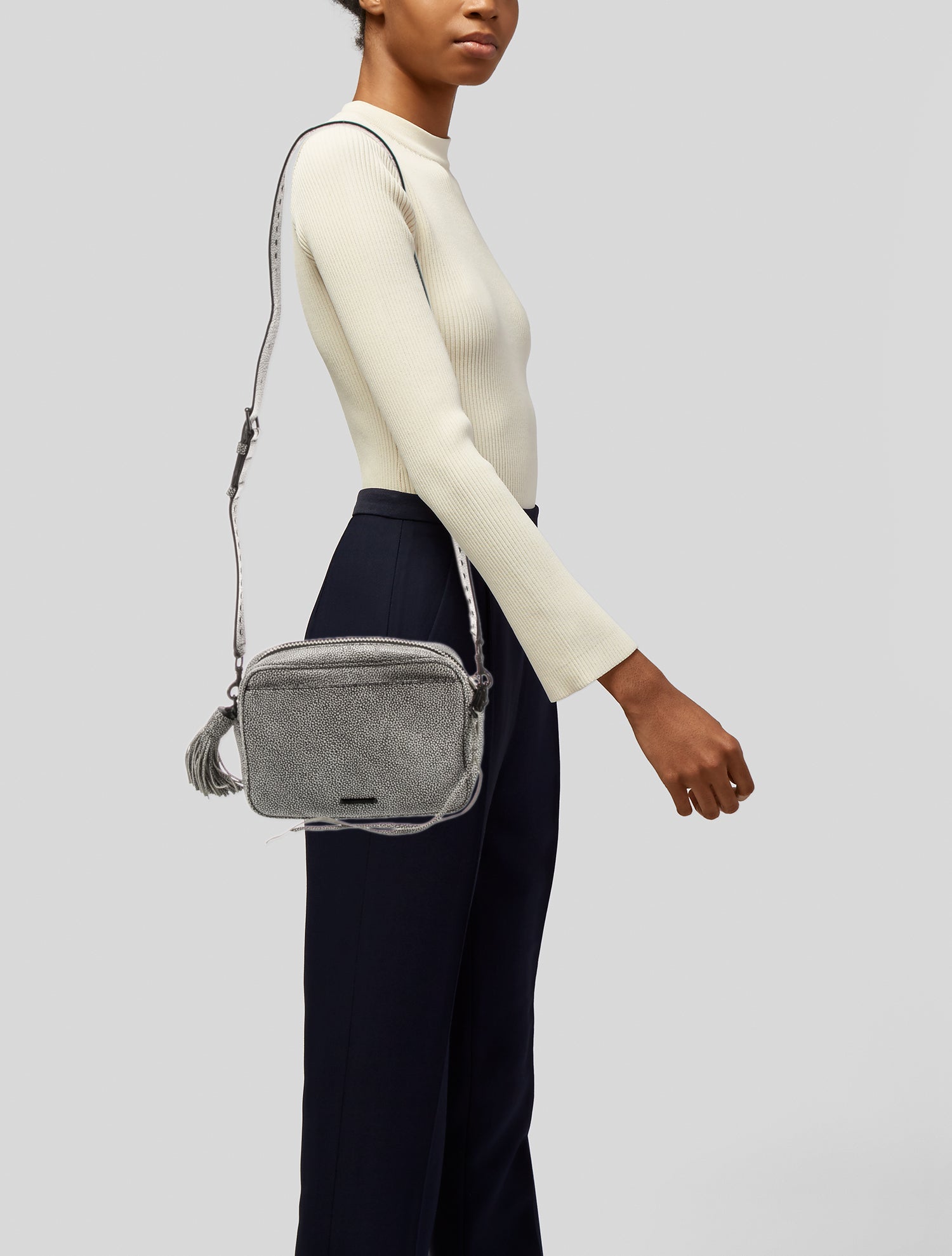 Rebecca Minkoff Embossed Leather Shoulder Bag