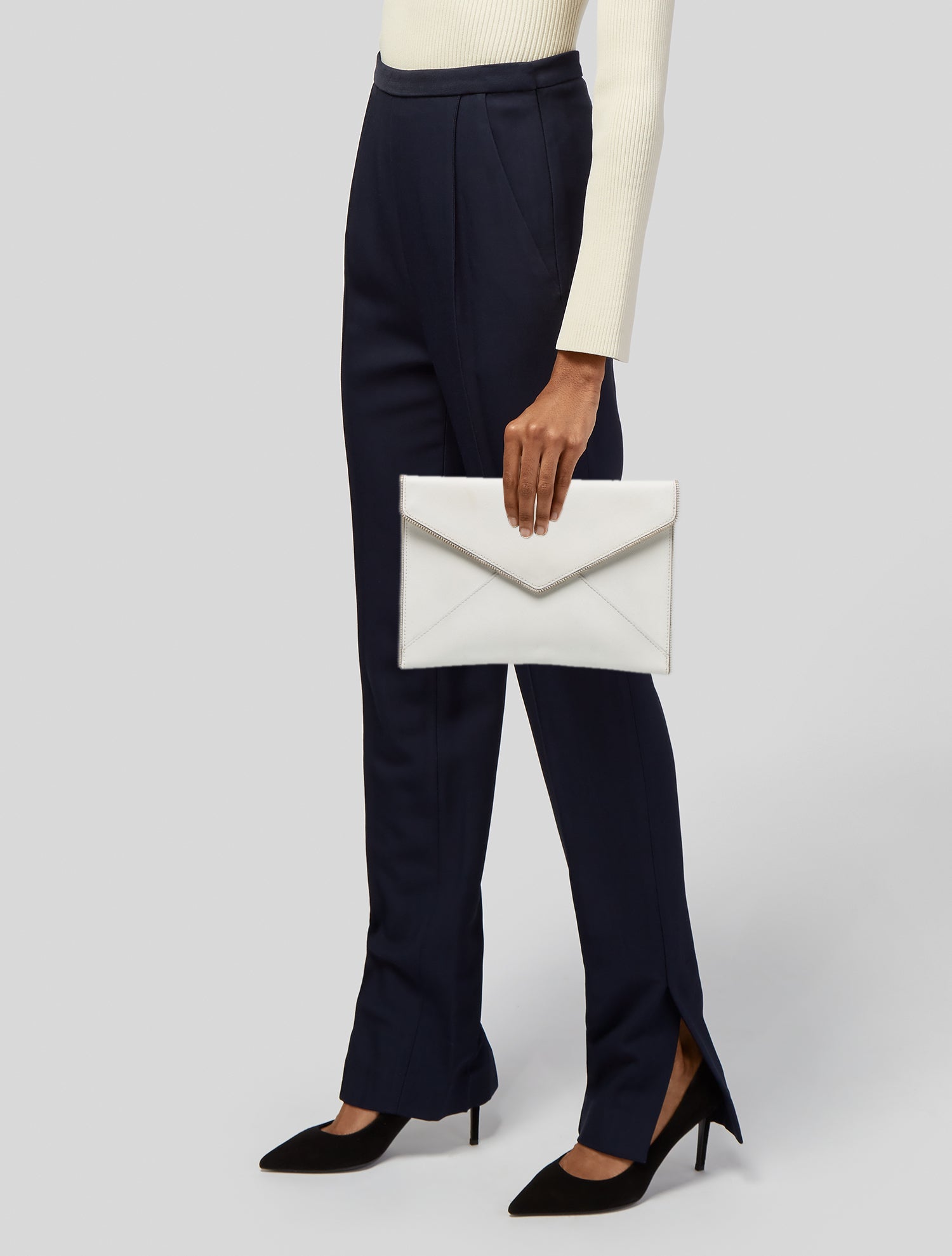 Rebecca Minkoff Saffiano Leather Clutch