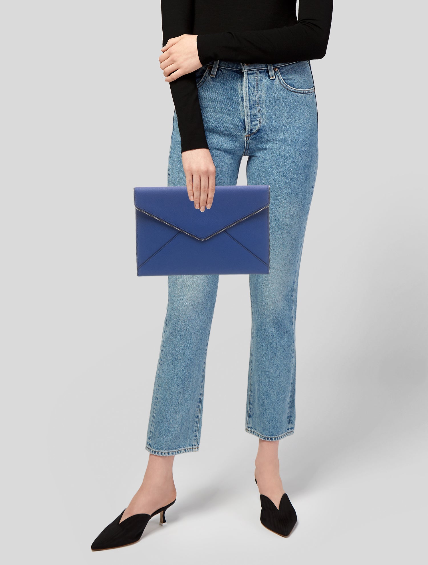 Rebecca Minkoff Saffiano Leather Clutch