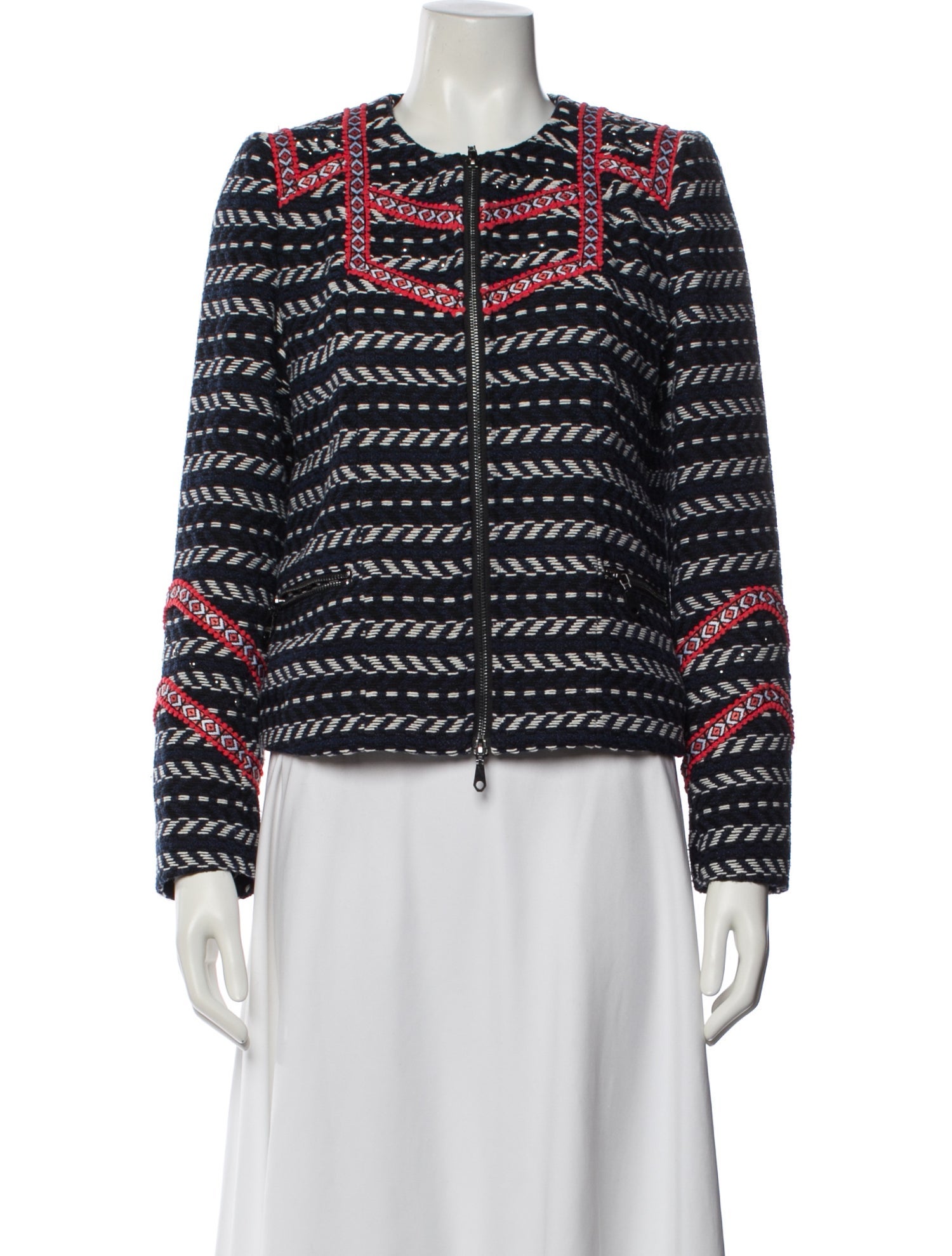 Rebecca Minkoff Printed Evening Jacket