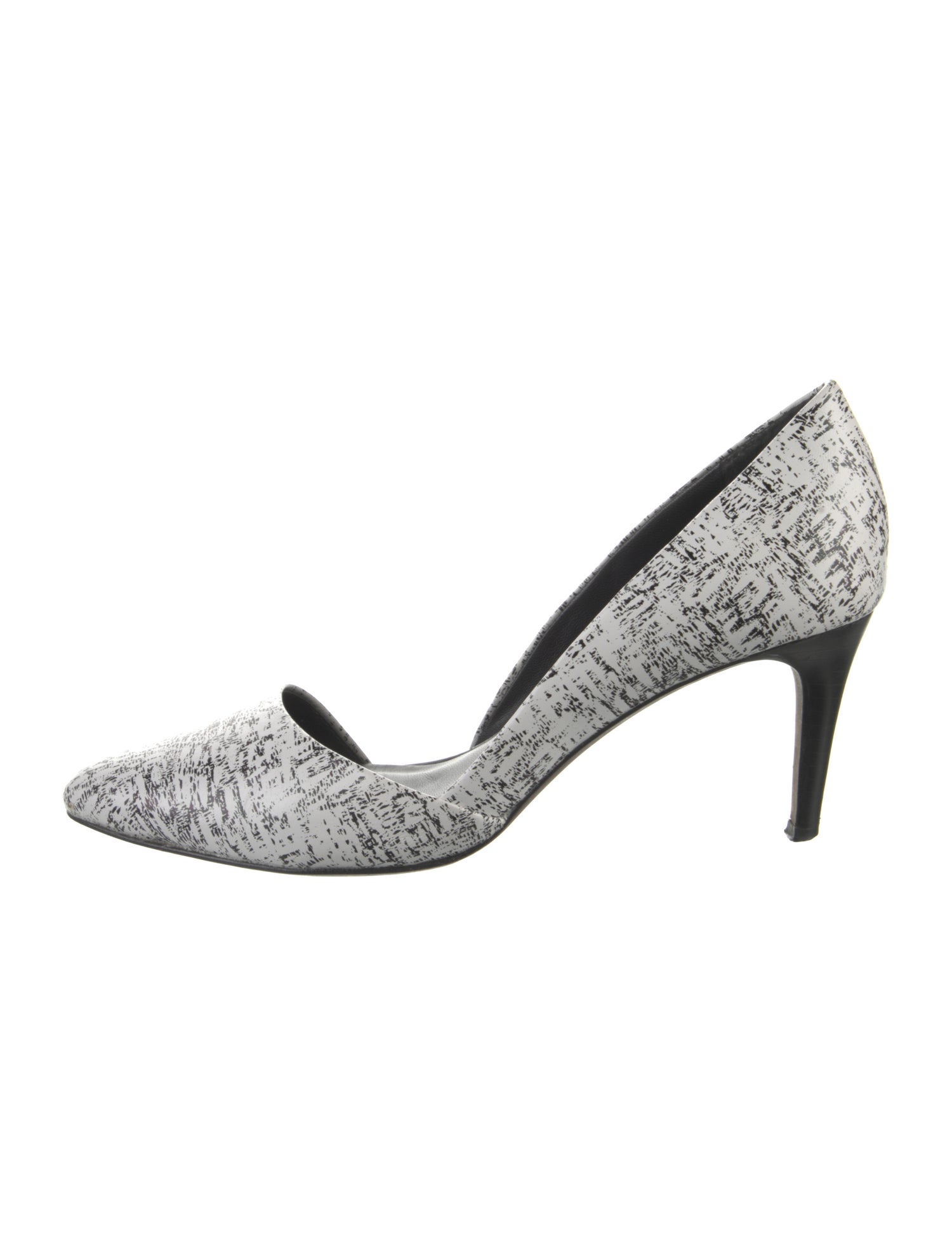 Rebecca Minkoff Leather Printed D'Orsay Pumps