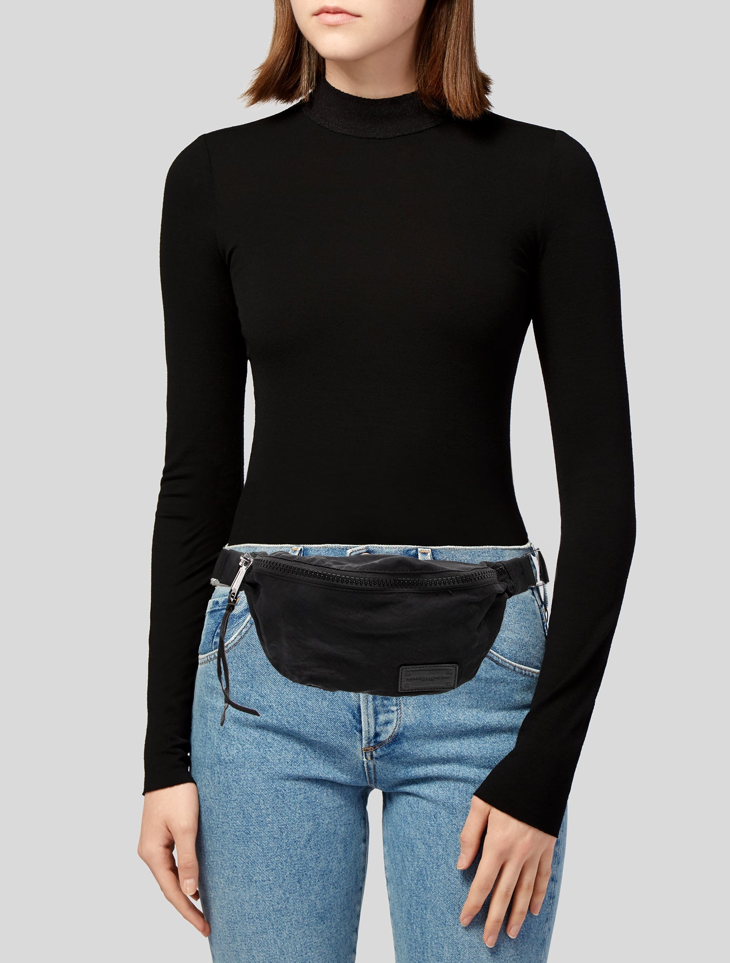 ボディバッグ・ウエストポーチ ISSEY MIYAKE Archive waist porch Issey Miyake Pleated Waist Bag - Black Waist Bags, Handbags