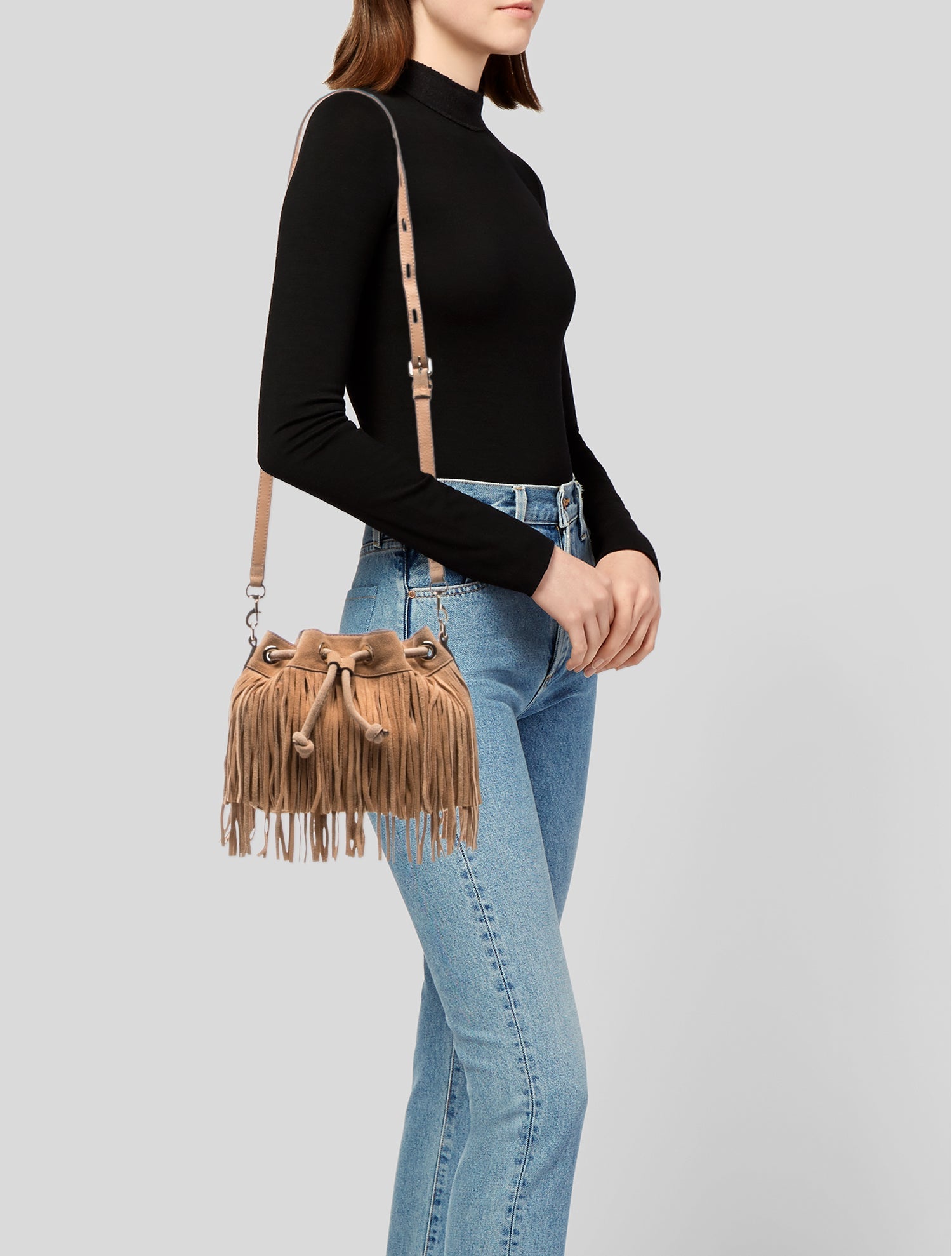 Rebecca Minkoff Studded Desire Satchel - Neutrals Satchels