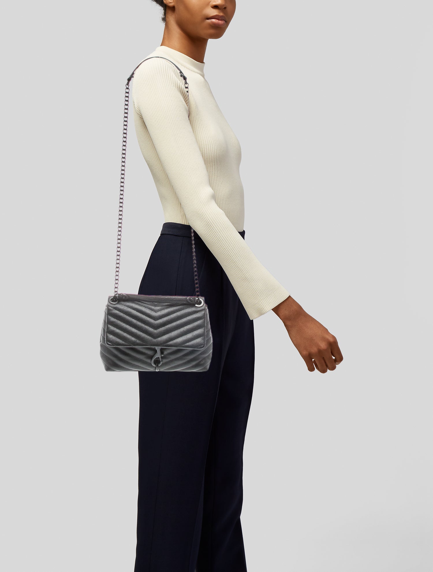 Rebecca Minkoff Studded Desire Satchel - Neutrals Satchels