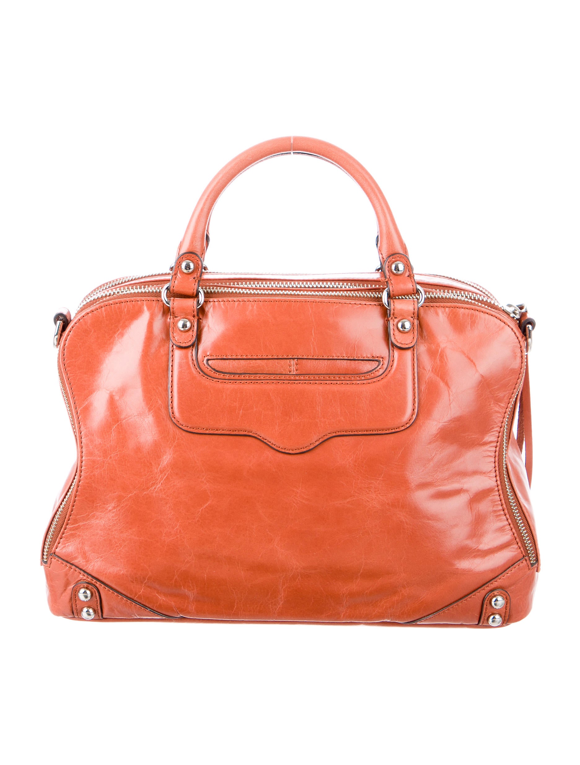 Rebecca Minkoff Tri-Zip Jealous Bag w/ Tags - Orange Satchels