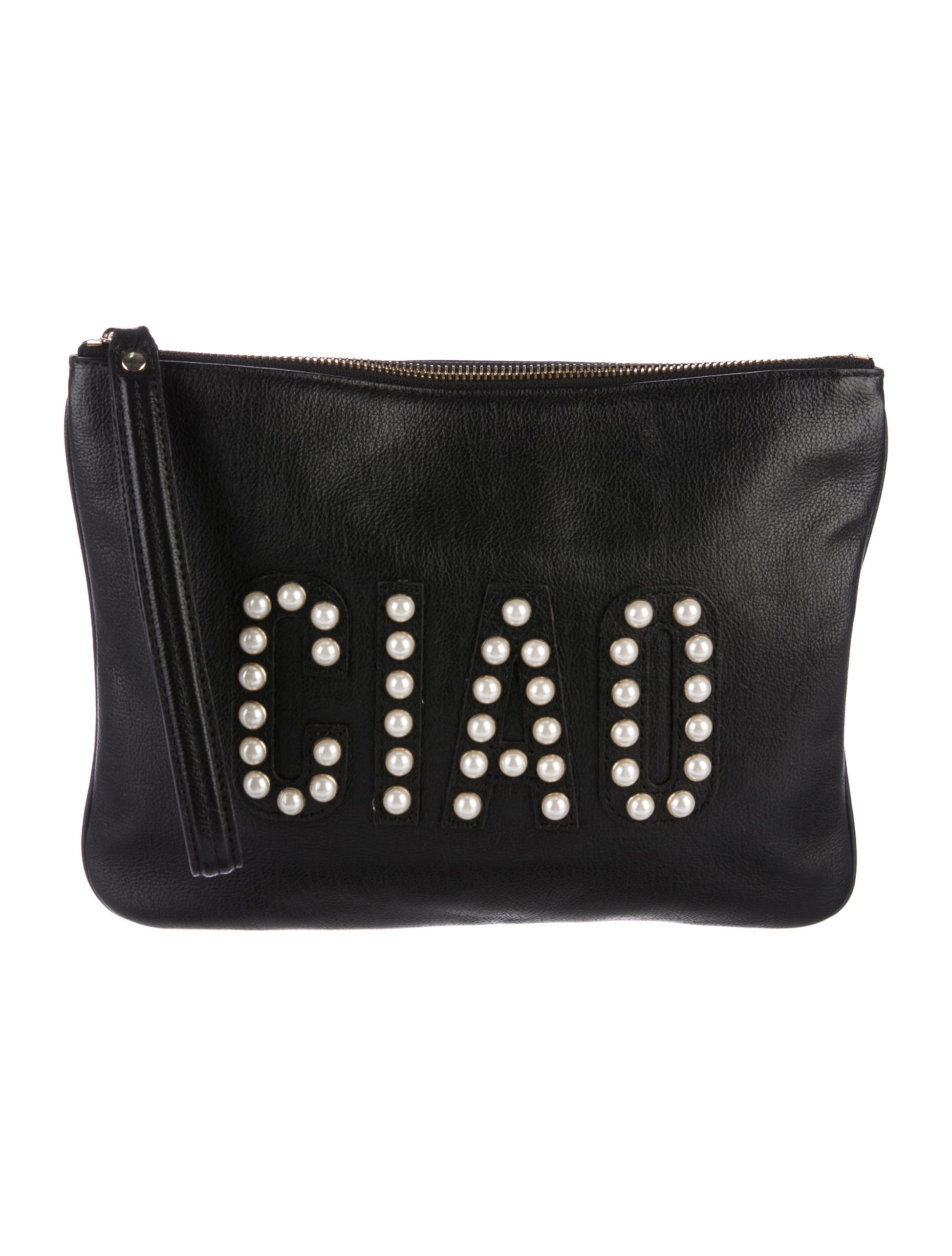 Rebecca Minkoff Ciao Leather Pouch Handbags Wrm32673 The Realreal Ciao Leather Pouch