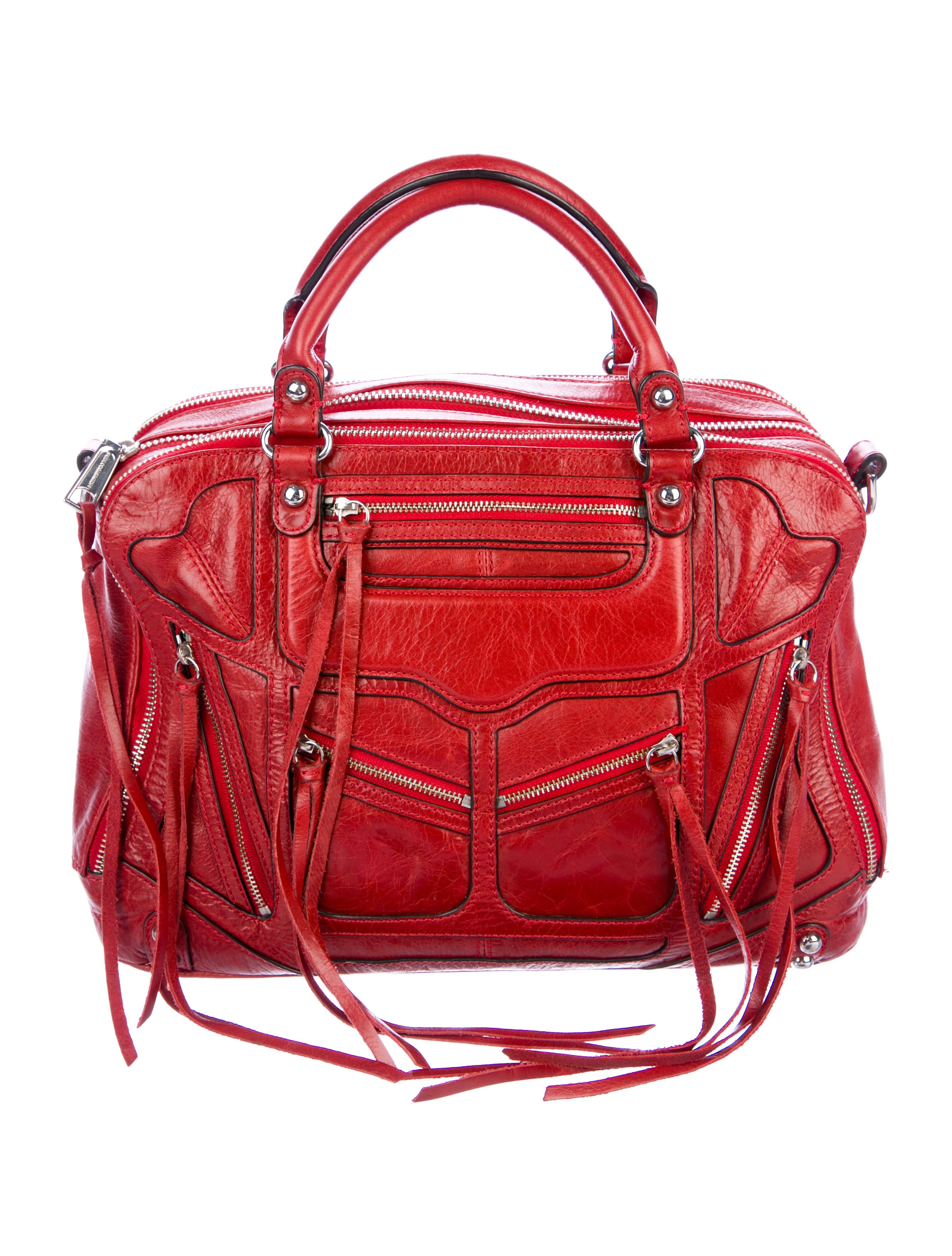 れい④ Rebecca Minkoff Tri-Zip Jealous Bag - Red Satchels, Handbags