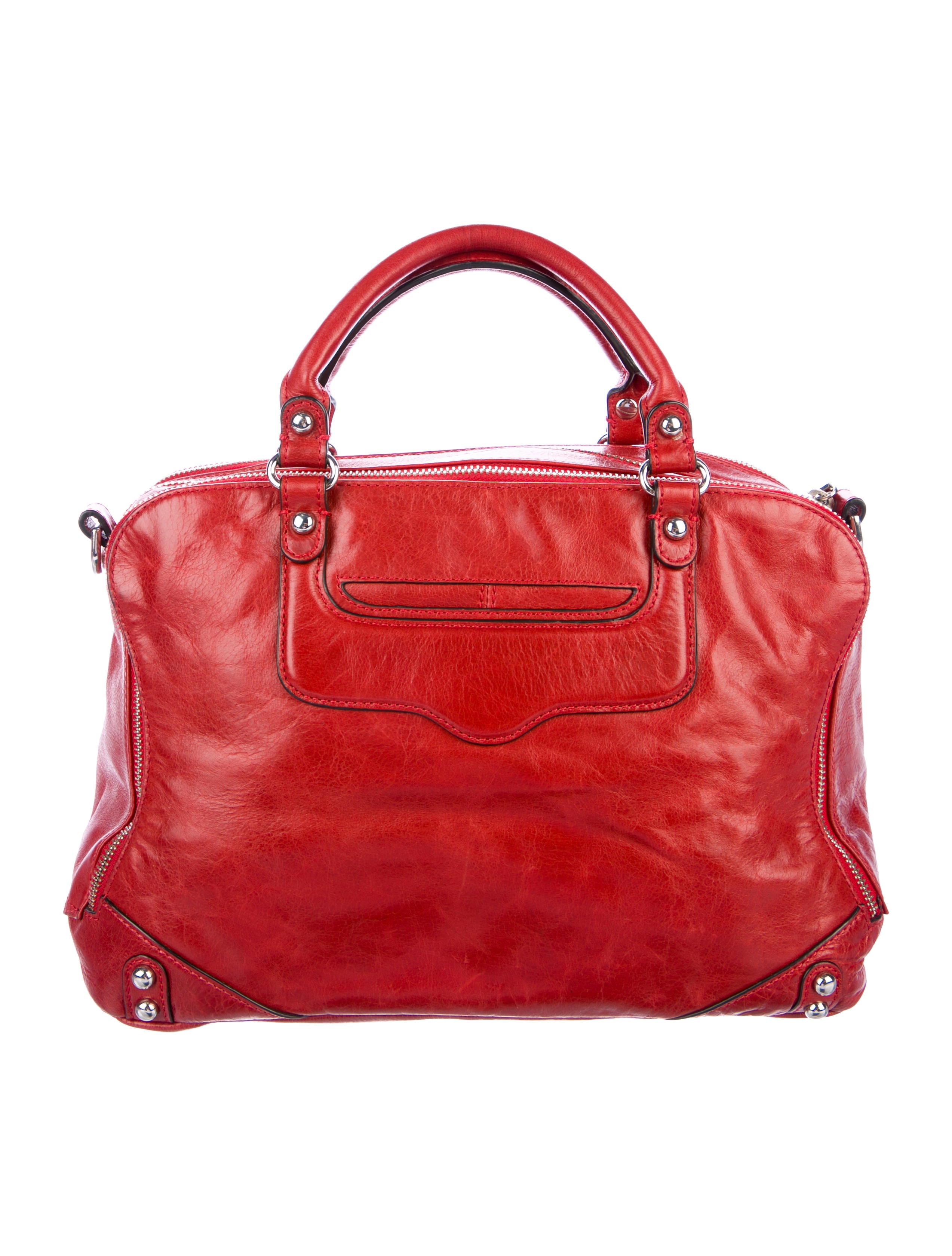 Rebecca Minkoff Tri-Zip Jealous Bag - Red Satchels, Handbags