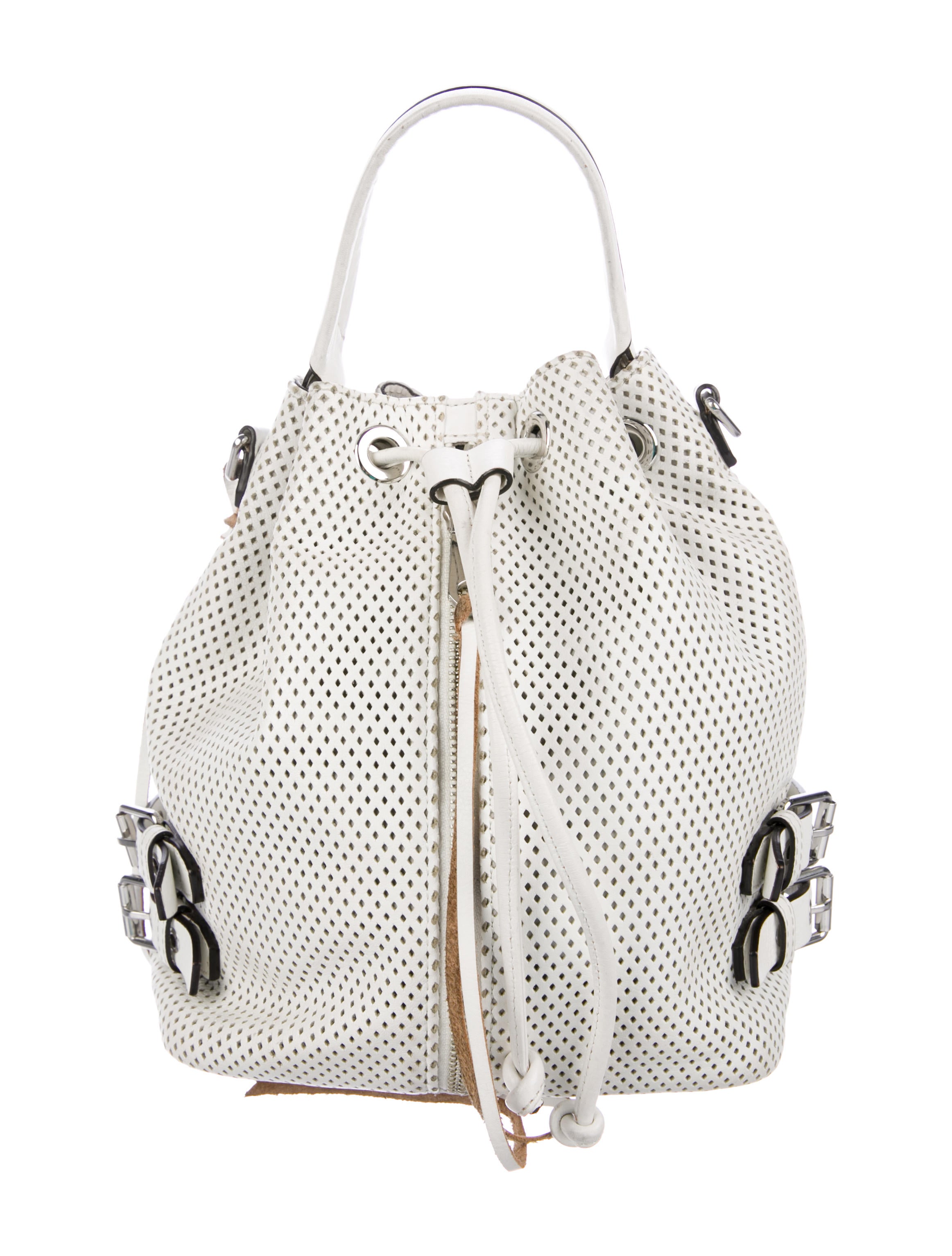 Rebecca Minkoff Perforated Moto Bucket Bag