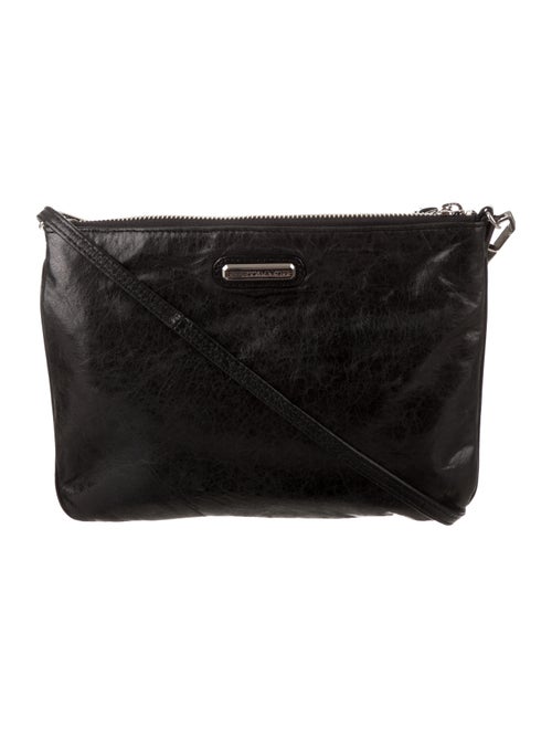 Rebecca Minkoff 3-Zip Rocker Leather Crossbody Bag
