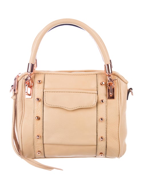 Rebecca Minkoff Leather Cupid Satchel rose