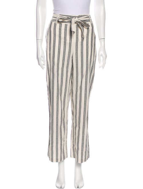 Rebecca Minkoff Striped Wide Leg Pants White