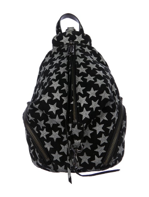 Rebecca Minkoff Suede Julian Backpack Black