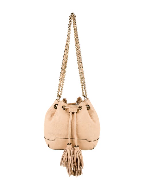 Rebecca Minkoff Leather Bucket Bag Gold