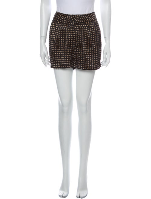 Rebecca Minkoff Silk Mini Shorts Black