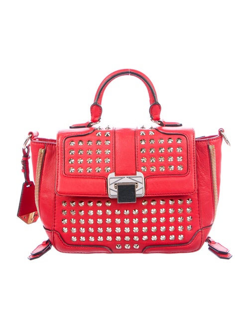 Rebecca Minkoff Elle Leather Satchel Red