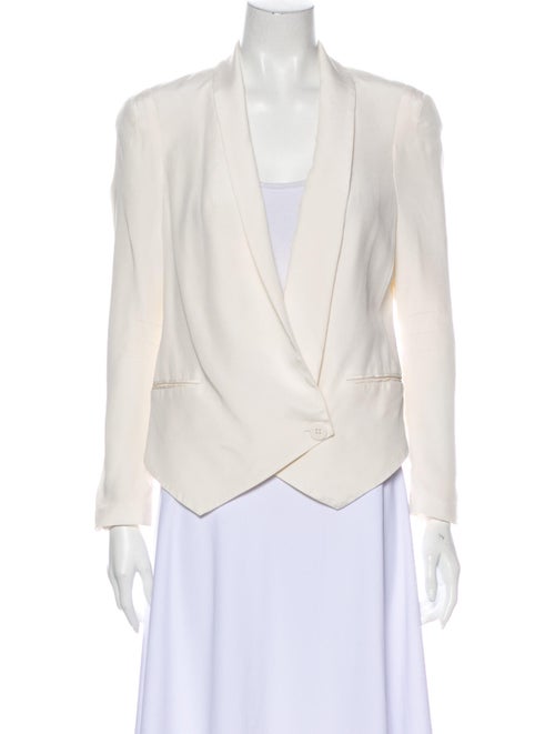 Rebecca Minkoff Silk Blazer White
