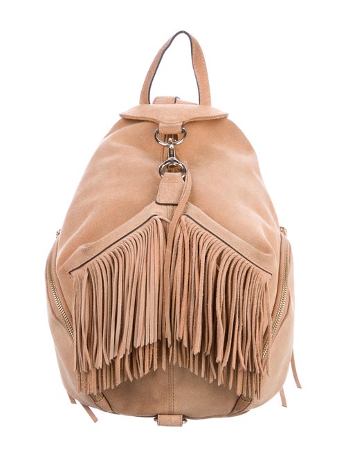 Rebecca Minkoff Suede Julian Backpack Gold