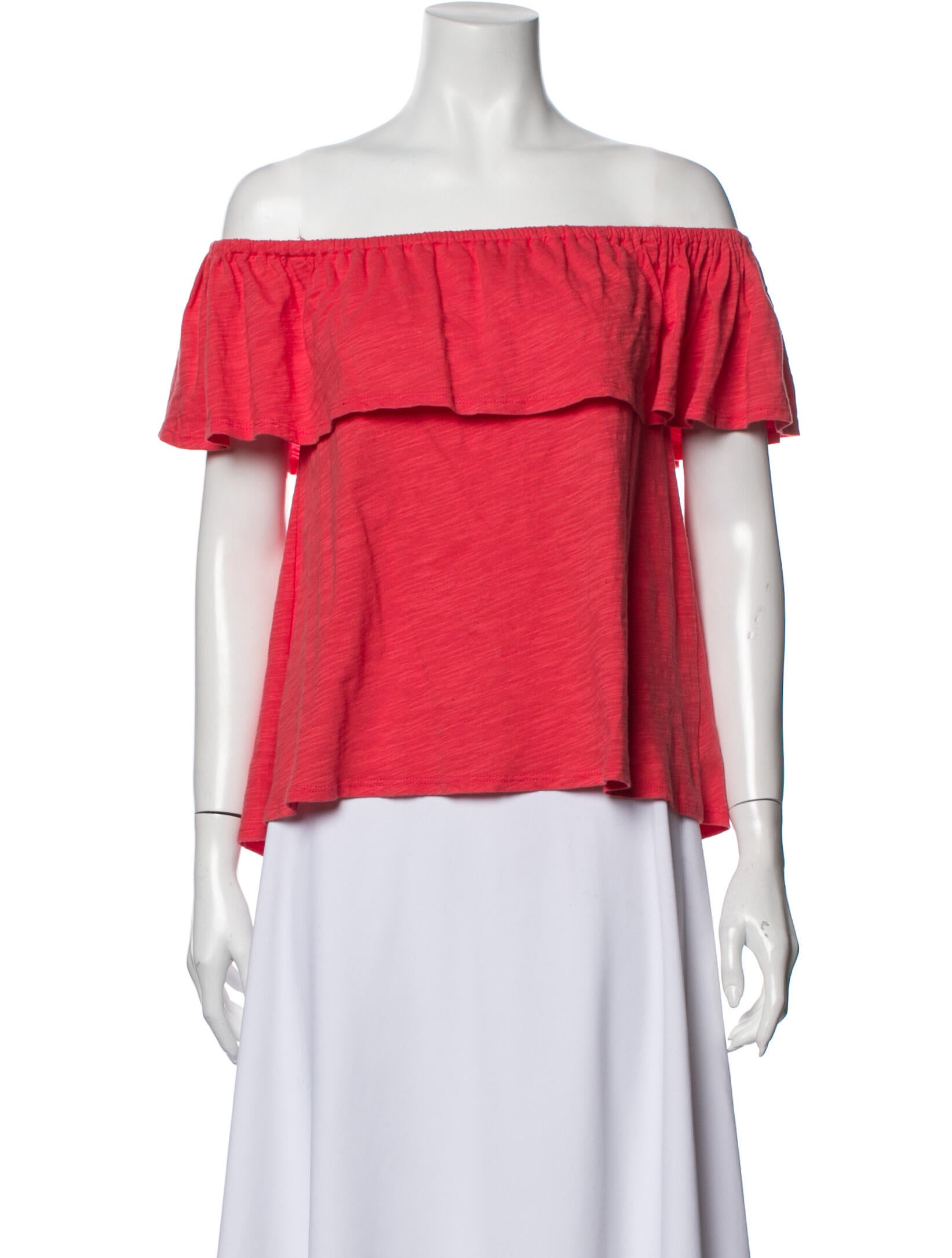 Rebecca Minkoff Off-The-Shoulder Short Sleeve Blouse