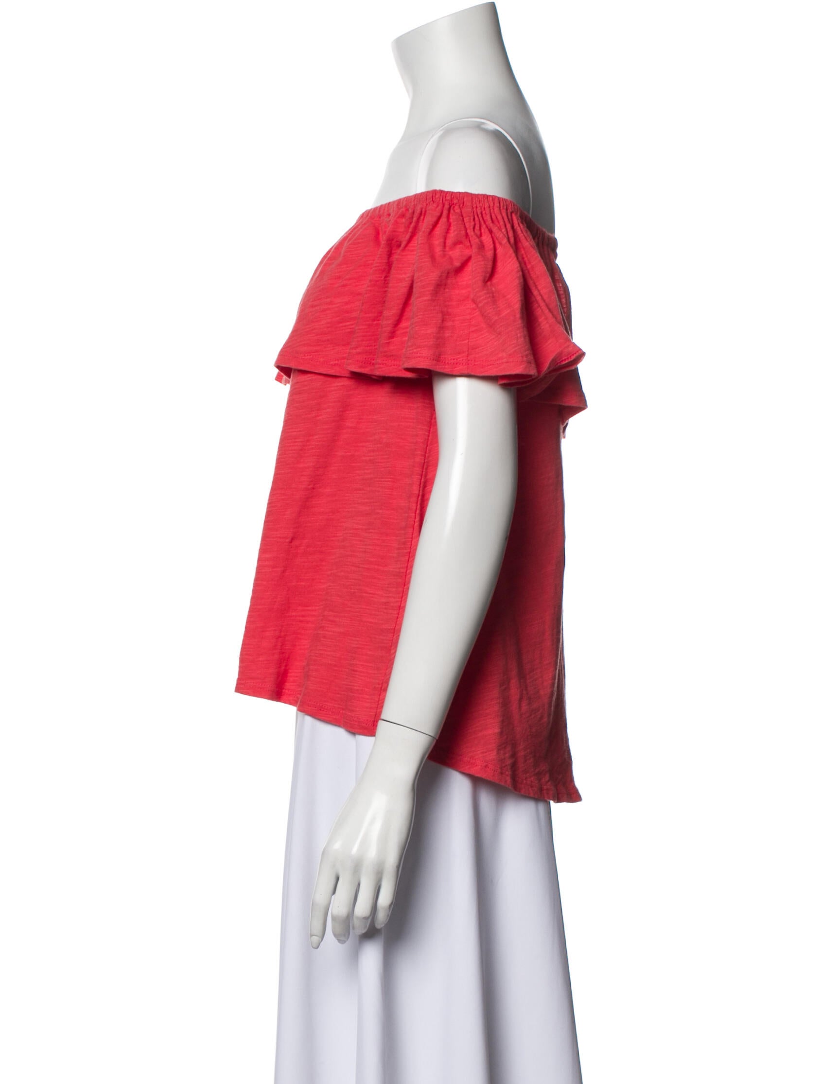 Rebecca Minkoff Off-The-Shoulder Short Sleeve Blouse