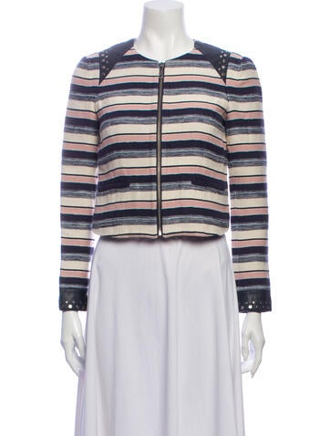 Rebecca Minkoff Jackets Striped Evening Jacket US 0 | XS