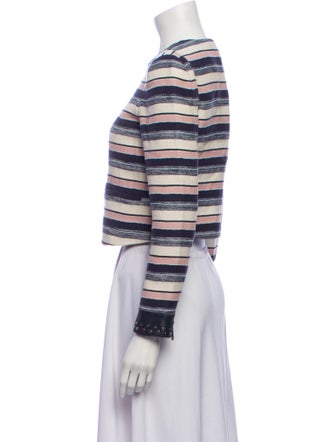 Rebecca Minkoff Striped Evening Jacket