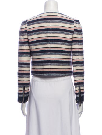 Rebecca Minkoff Striped Evening Jacket