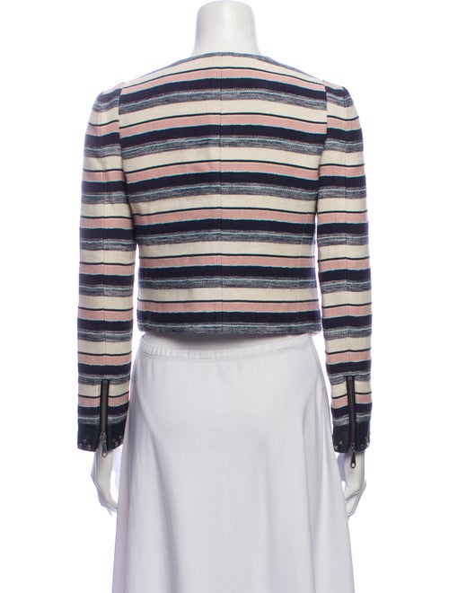 Rebecca Minkoff Striped Evening Jacket