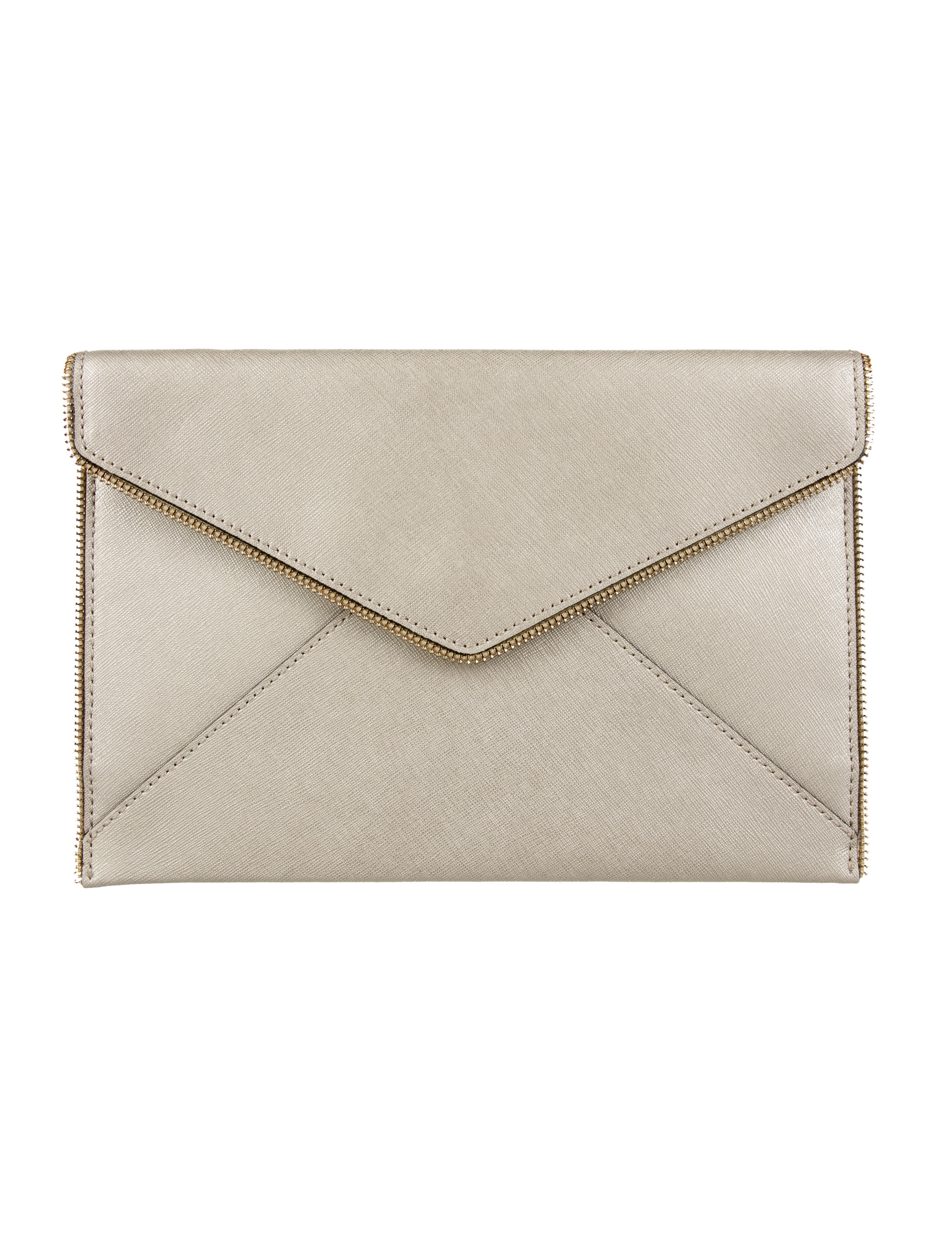 Rebecca Minkoff Saffiano Leather Envelope Clutch