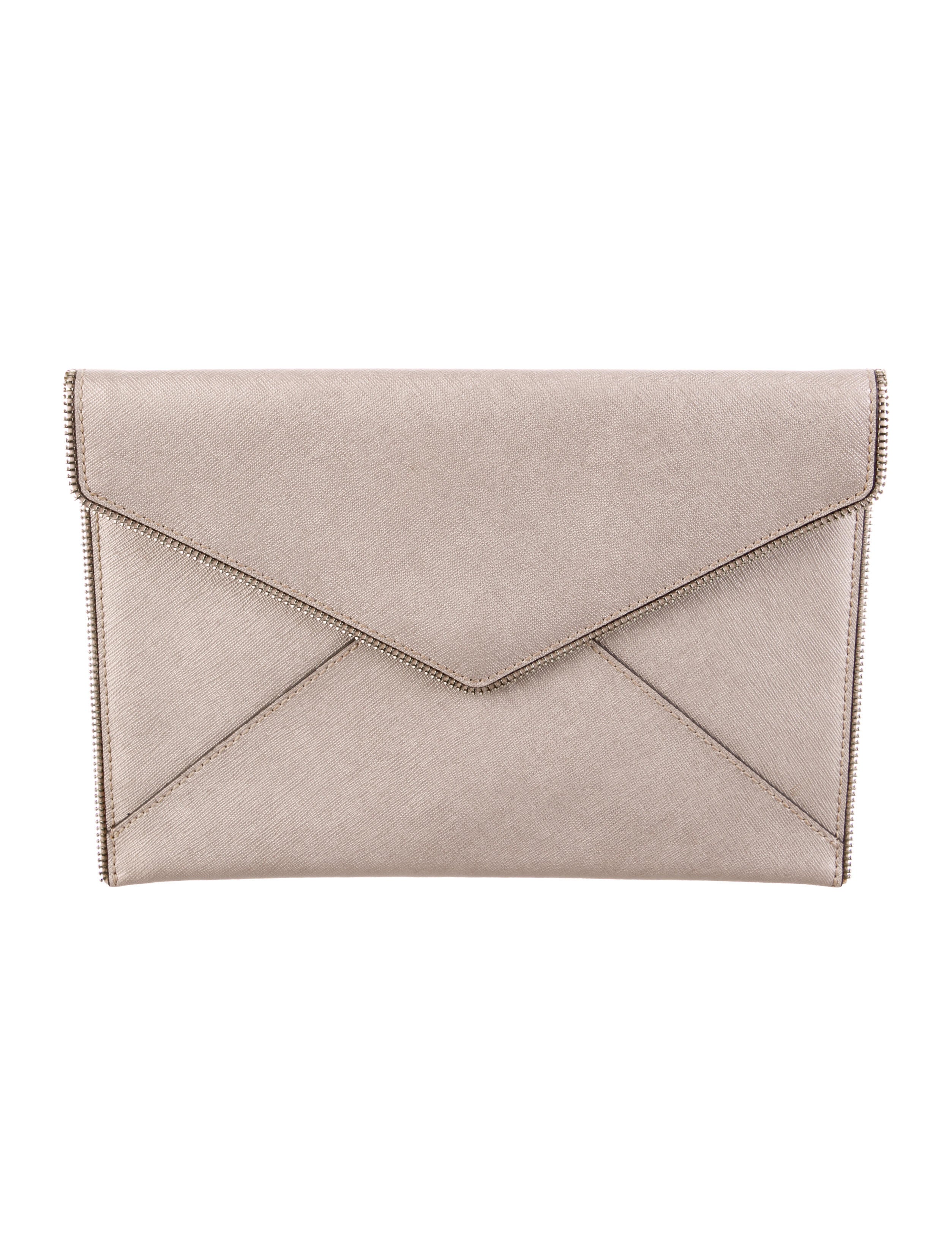 Rebecca Minkoff Saffiano Leather Envelope Clutch