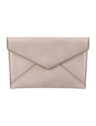 Rebecca Minkoff Saffiano Leather Envelope Clutch