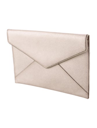 Rebecca Minkoff Saffiano Leather Envelope Clutch