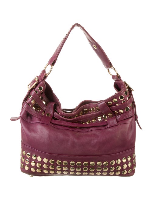 Rebecca Minkoff Leather Studded Hobo Bag