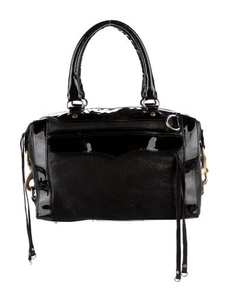 Rebecca Minkoff Patent Leather Trim Handle Bag