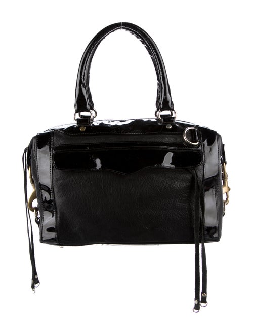 Rebecca Minkoff Patent Leather Trim Handle Bag